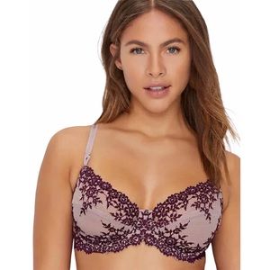 WACOAL Sphinx Beet Embrace Lace Underwire Bra